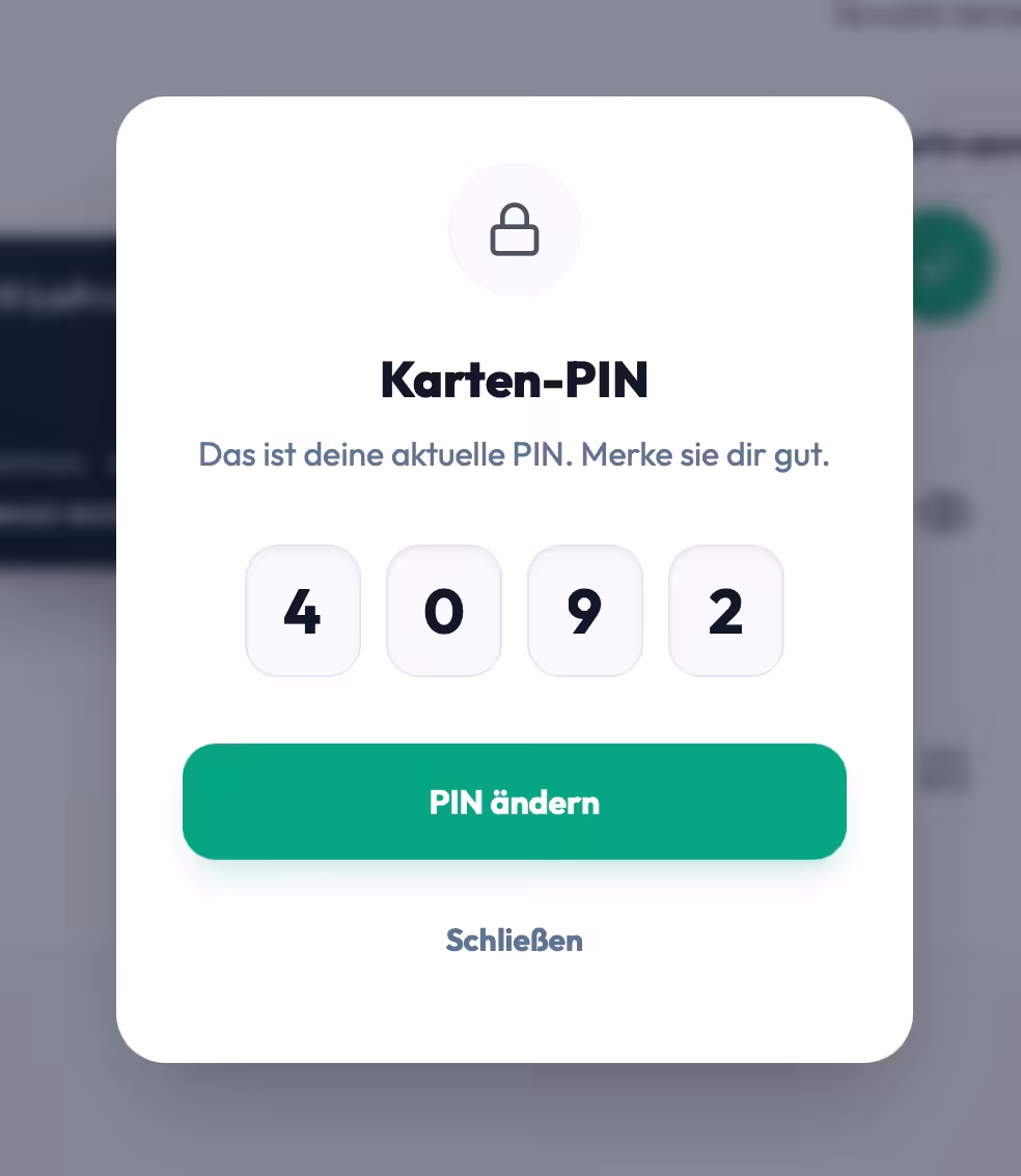 FinPro PIN Verwaltung